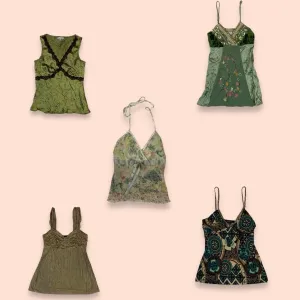 £3 Y2K Cami Dream: 100-Piece Trendy Tops Bundle