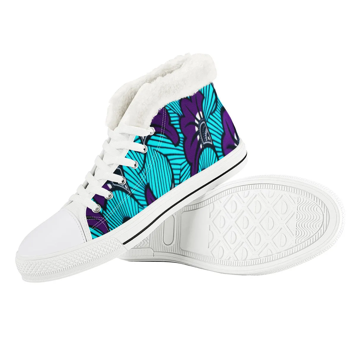 AFRIKAN FLOWER Unisex Canvas Shoes