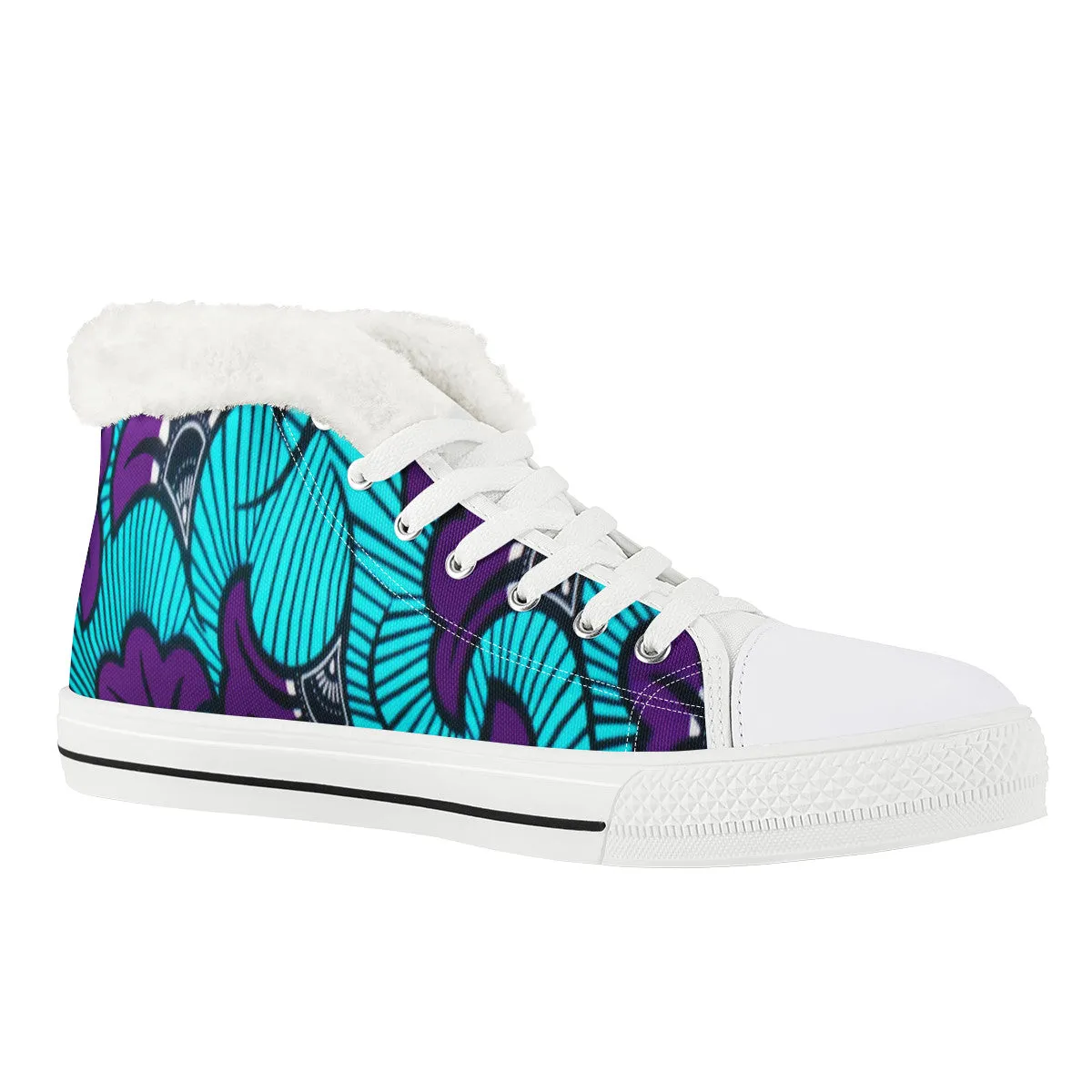 AFRIKAN FLOWER Unisex Canvas Shoes