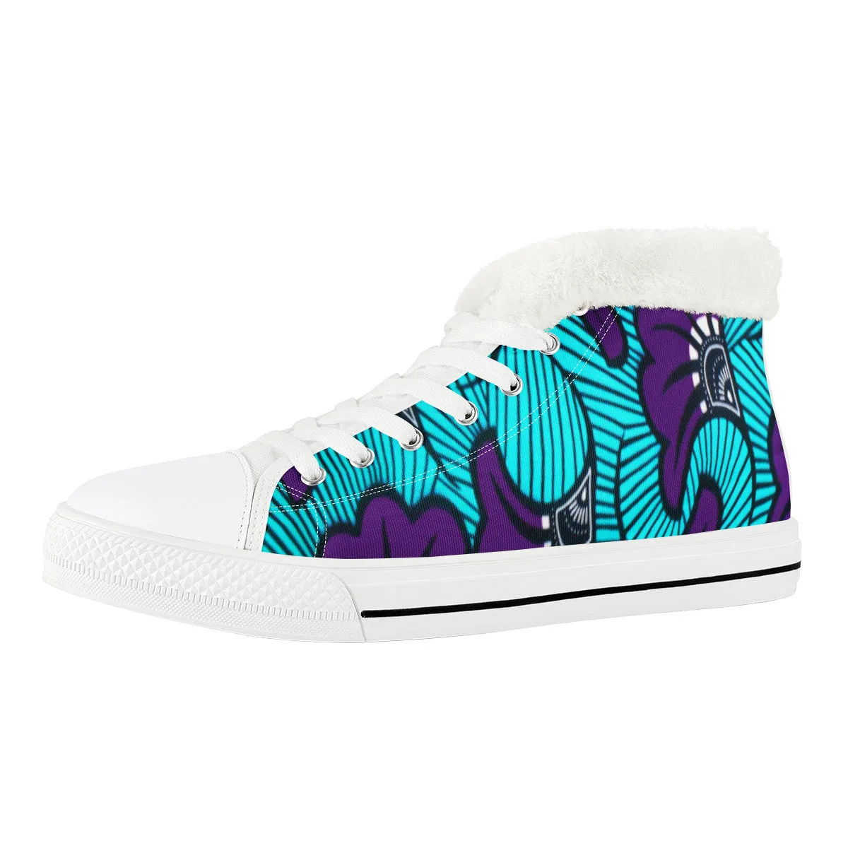 AFRIKAN FLOWER Unisex Canvas Shoes