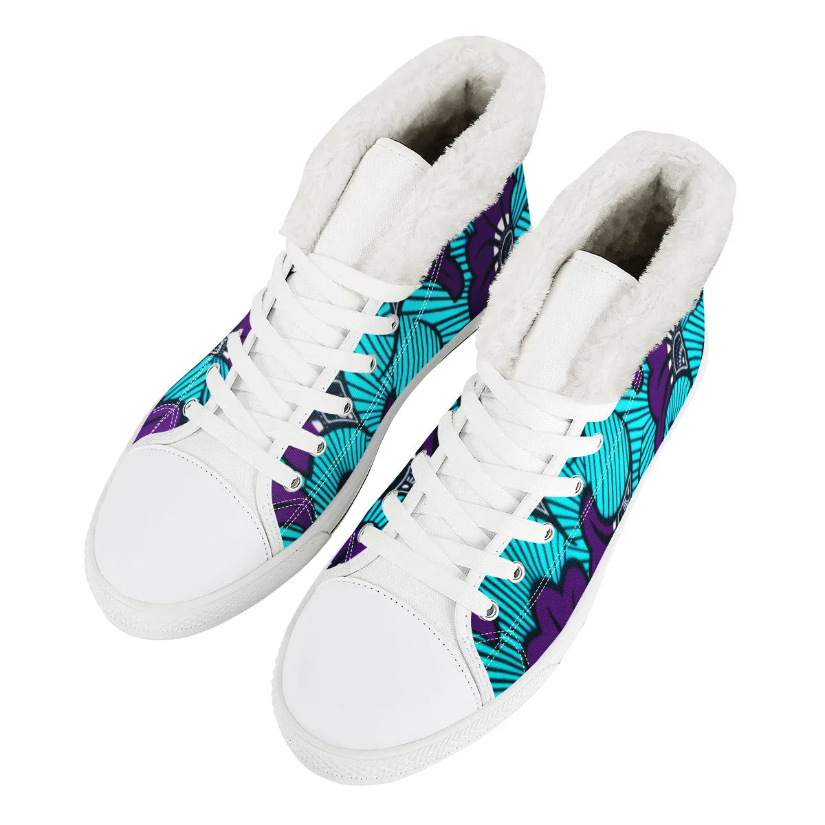 AFRIKAN FLOWER Unisex Canvas Shoes