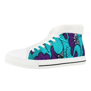 AFRIKAN FLOWER Unisex Canvas Shoes