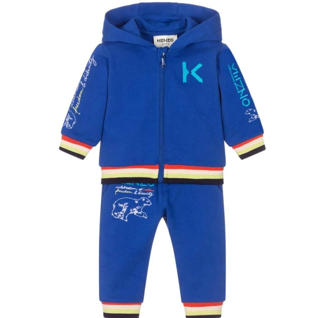 Baby Boys Blue Tracksuit