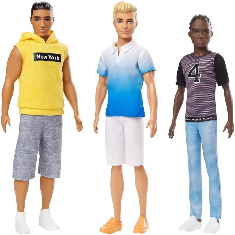 Barbie Ken Fashion Doll Assortment Plastic/Polyester Multicolored