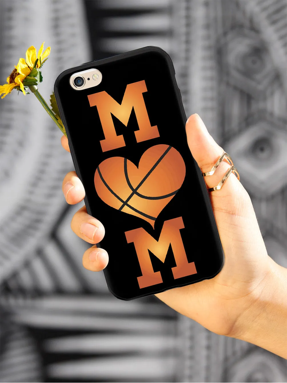 Basketball Mom Heart Basketball Case