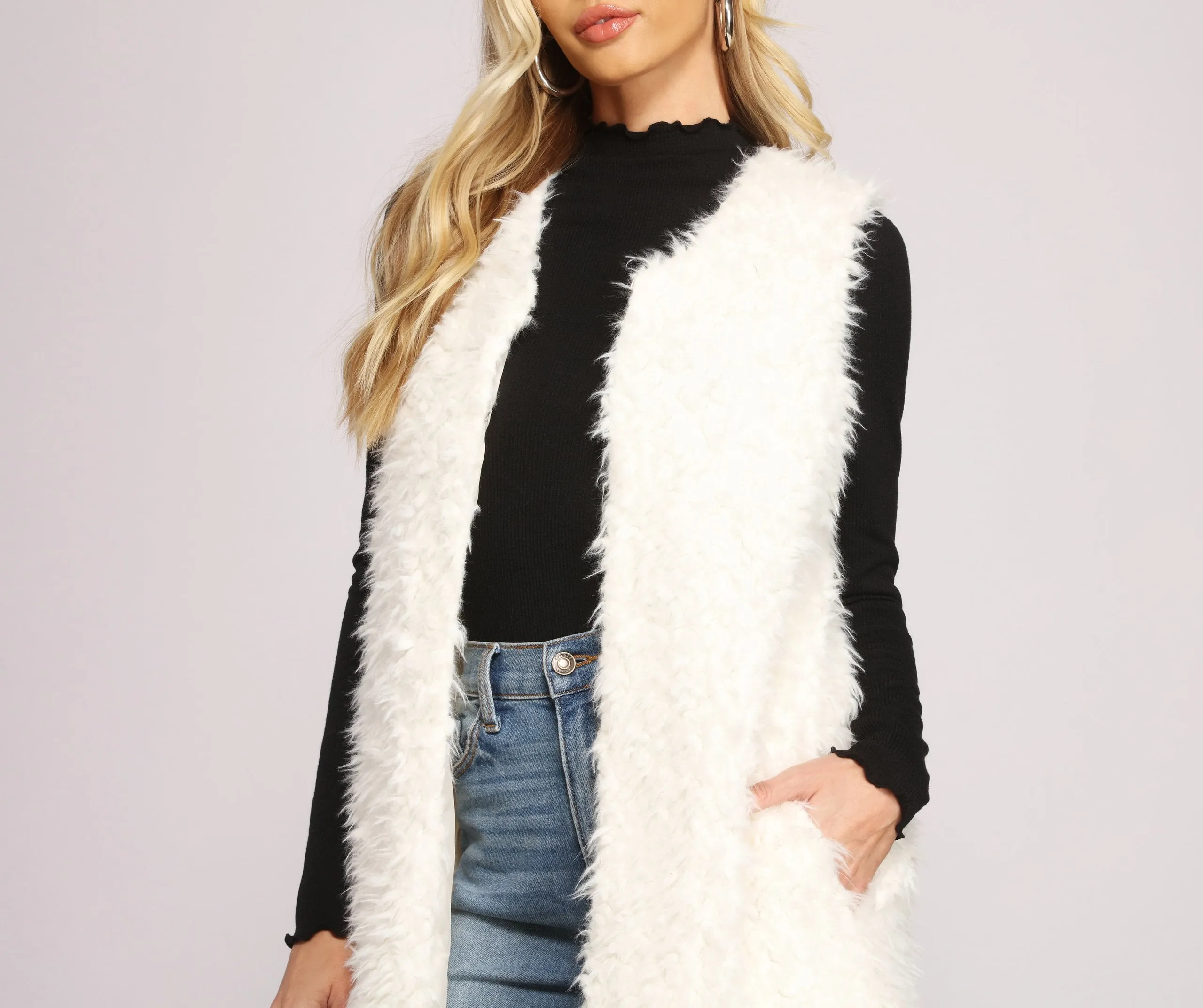 Chic Fashionista Faux Fur Vest