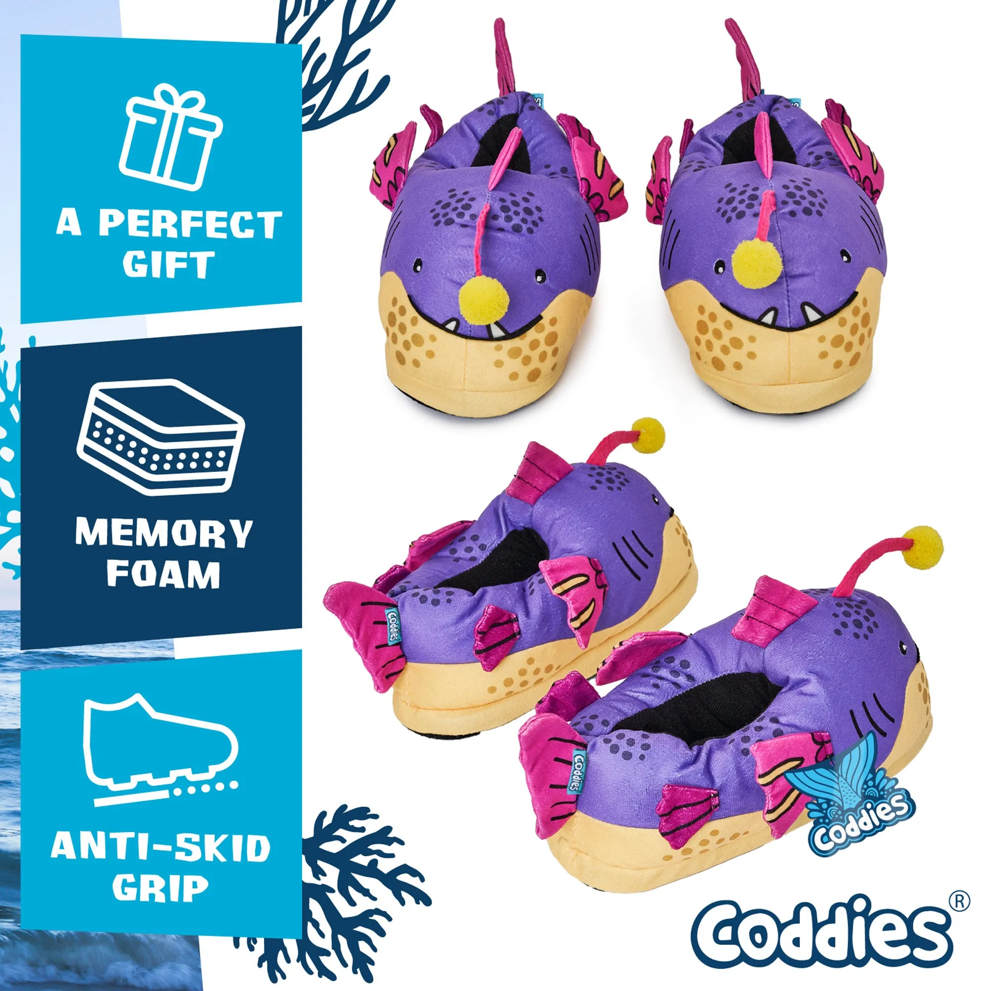 Coddies® Anglerfish Slippers