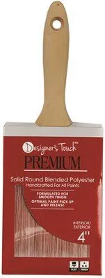 Designer Touch Premium Poly Varnish Brush 4 Inch