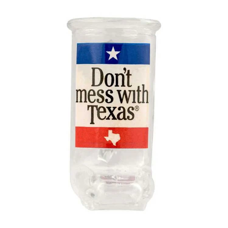 Don't Mess With Texas Mini Boot Shot Glass