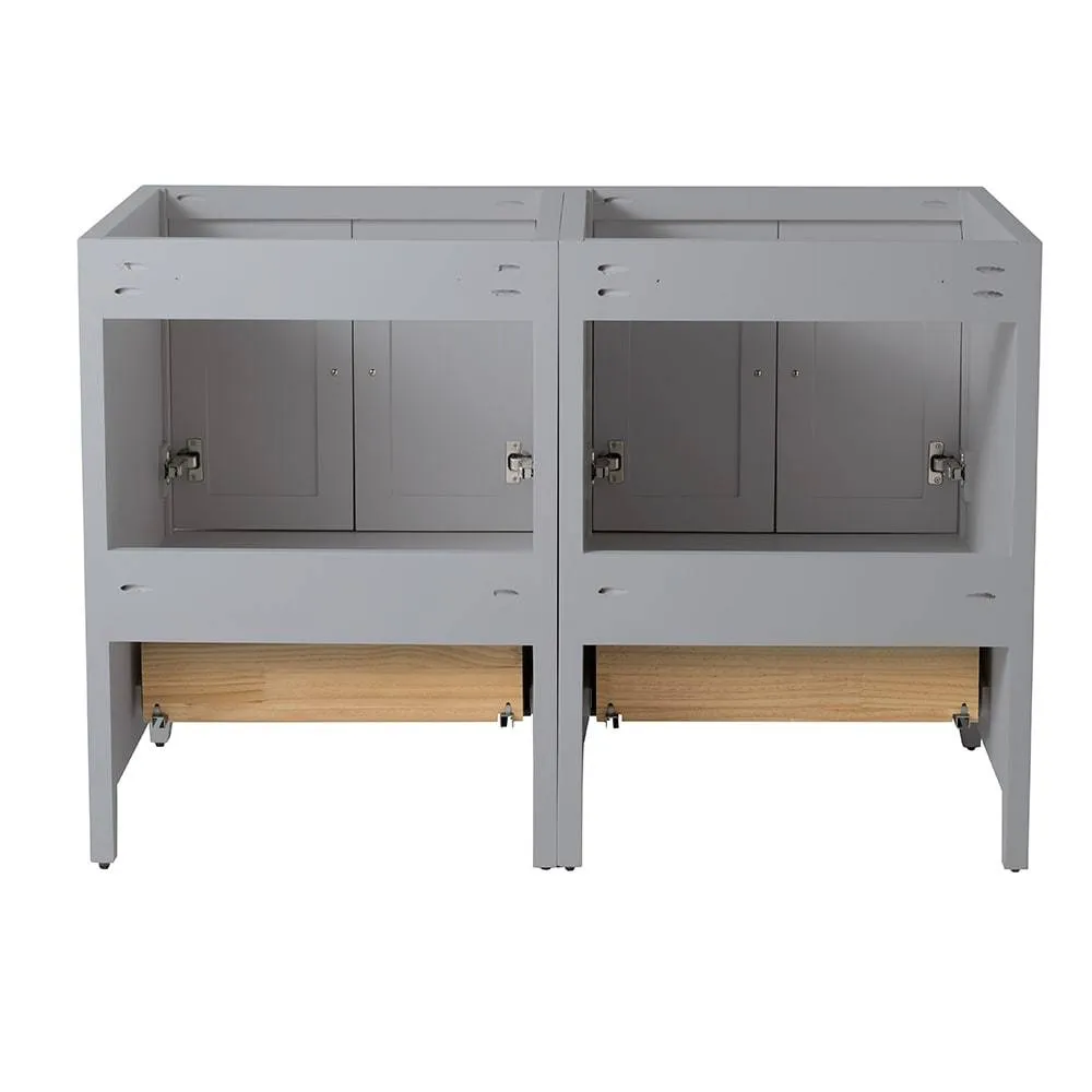 Fresca FCB20-2424GR Oxford 48" Grey Traditional Double Sink Bathroom Cabinets