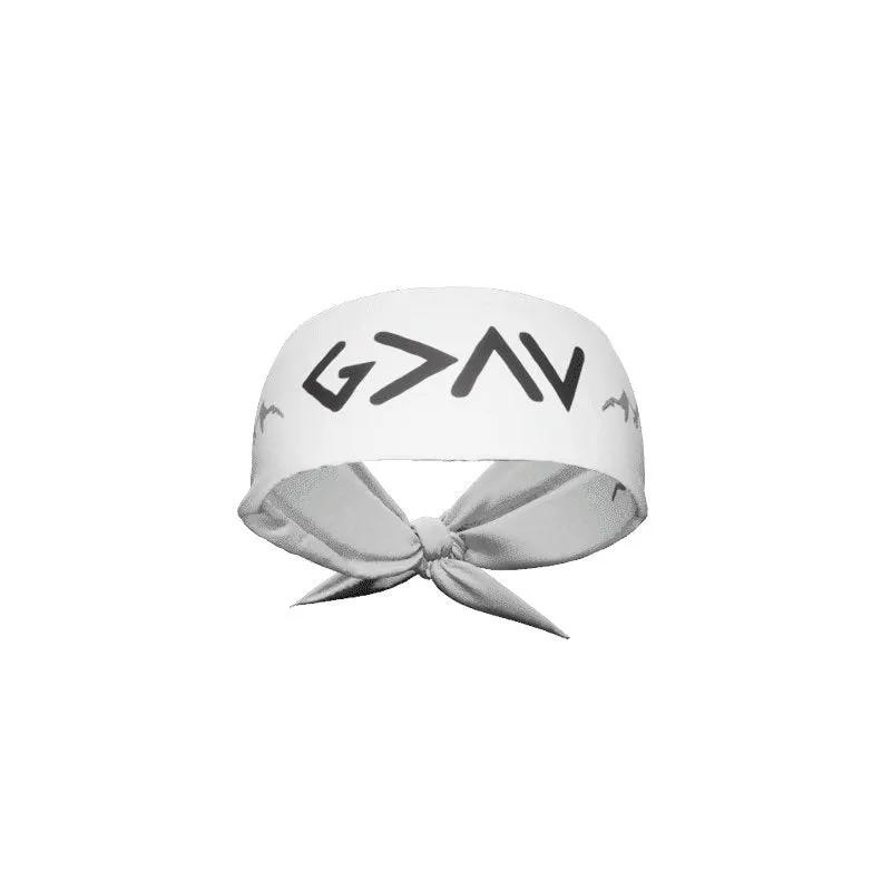 God Is Greater Than The Highs and Lows Tie Headband