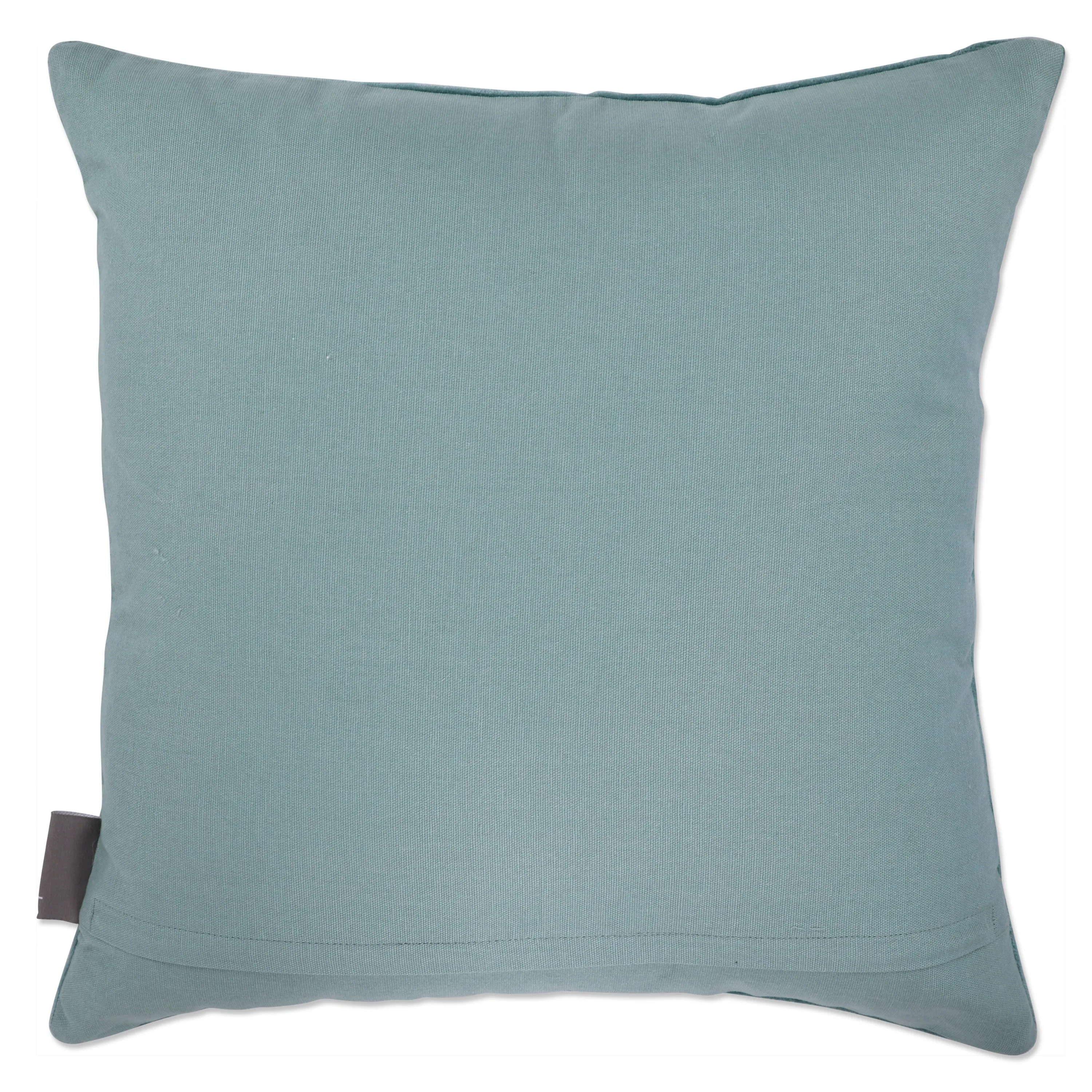 Indoor French Knots Blue 18-inch Throw Pillow