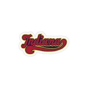 Indy Women's Pro Basketball Script Sticker