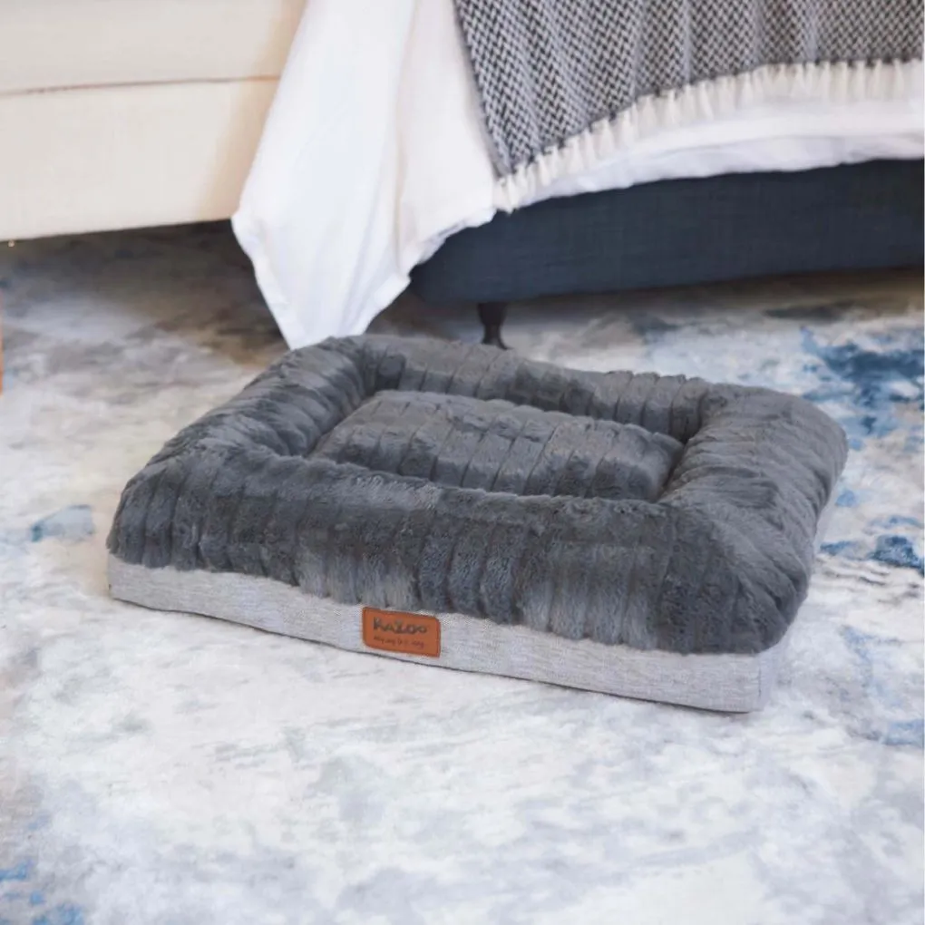 Kazoo Cloud Comfort Dog Bed Dark Grey