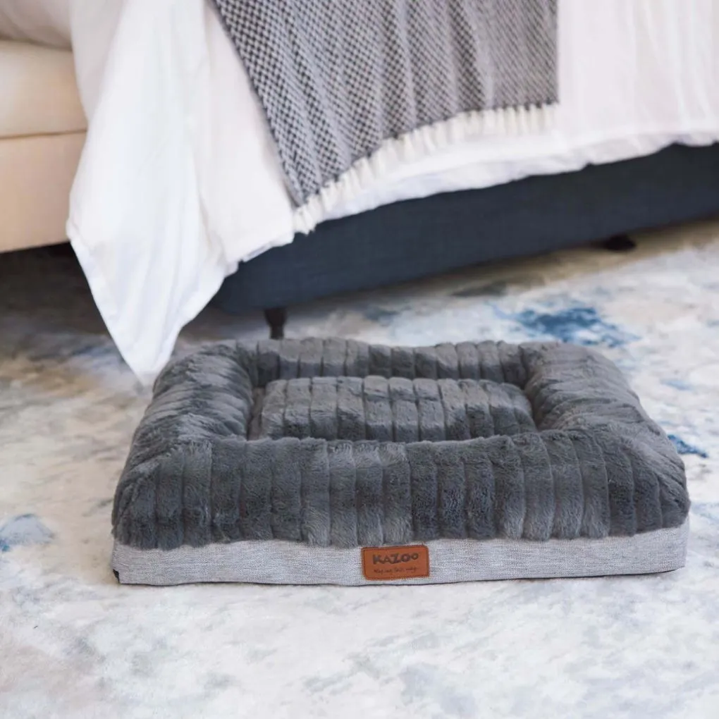 Kazoo Cloud Comfort Dog Bed Dark Grey