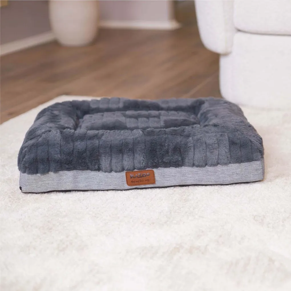 Kazoo Cloud Comfort Dog Bed Dark Grey