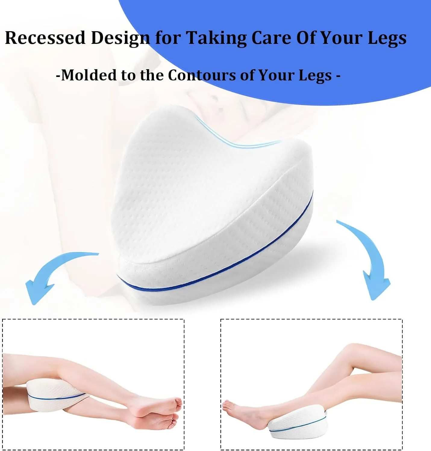 Memory Foam Leg & Knee Support Pillow