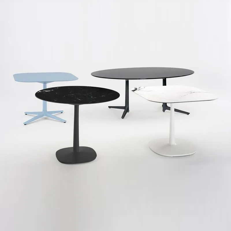 Multiplo Square Cafe Table with Square Base