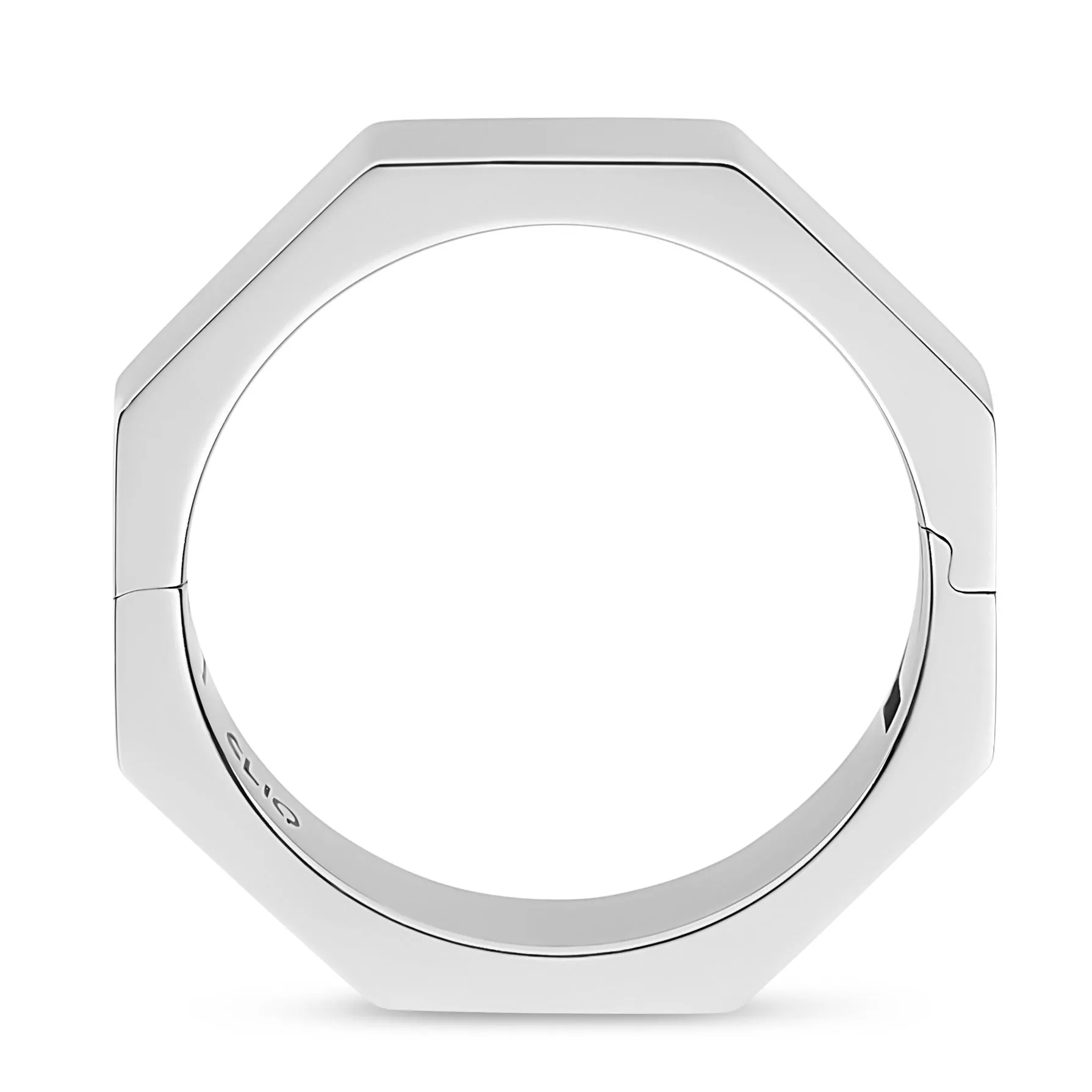 Oxford Angled Octagonal Band, 5mm