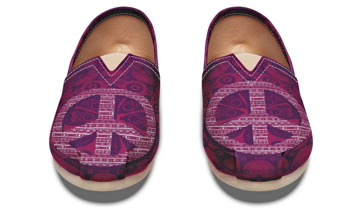 Peace And Mandala Purple