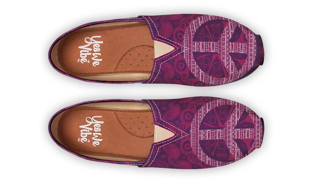 Peace And Mandala Purple