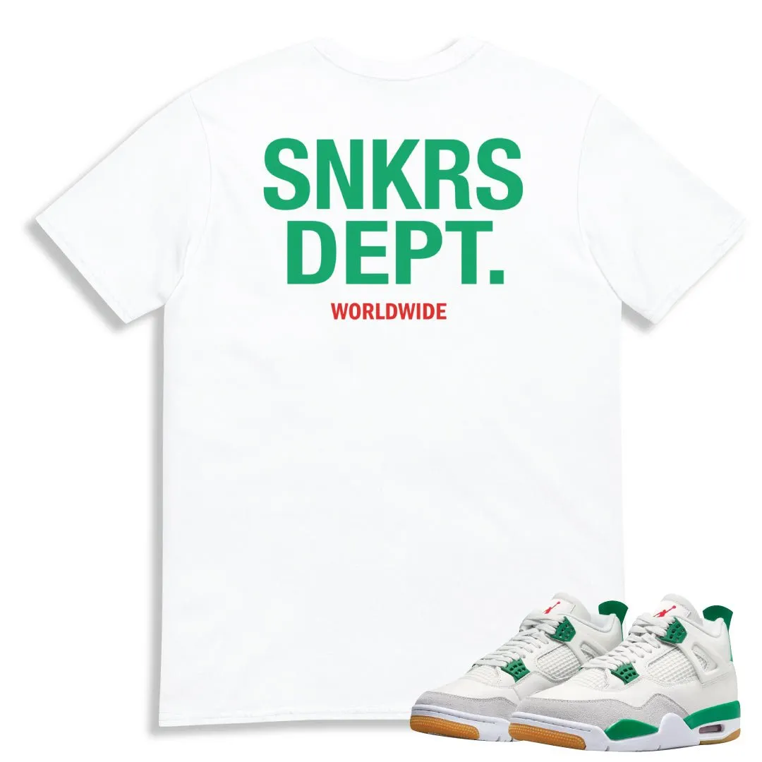 Retro 4 SB Pine SNRS Dept. Shirt