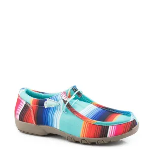 Roper Womens Chillin Serape - Blue