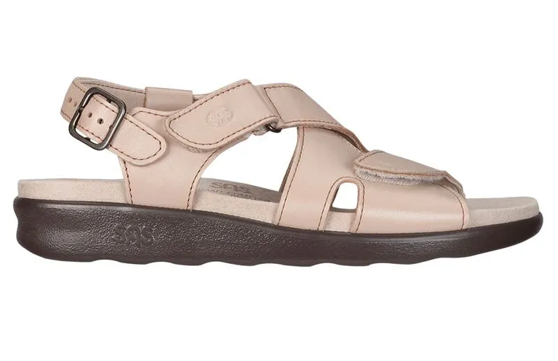 SAS Women's Truffle Huggy Cross Strap Sandal-HUGGY101-Made in USA-Brandy's Shoes