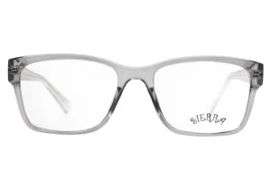 Sierra Crystal Clear Acetate Square Designer Eyeglasses