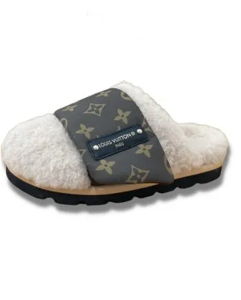 Slipper Pillow Flat Comfort Mule Beige For Women