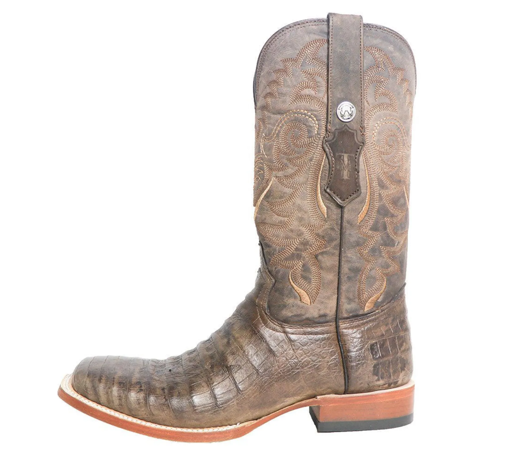 TM207006 - Tanner Mark Men's Caiman Boot -Brown Imitation