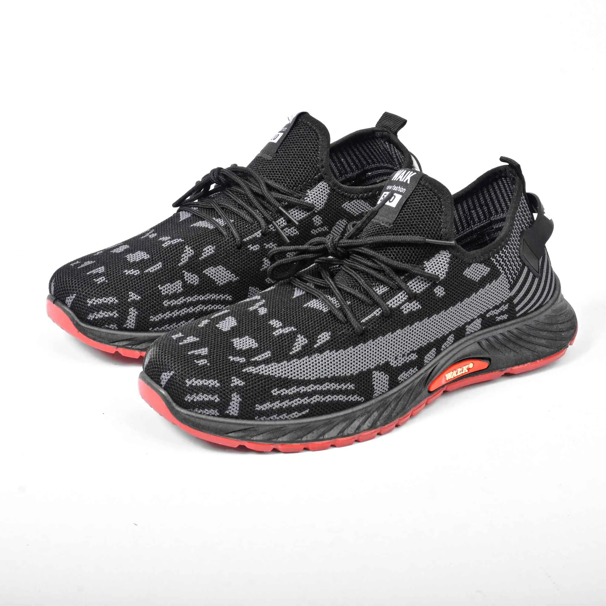 Walk Men's Lace up Non Slip Jogging Shoes