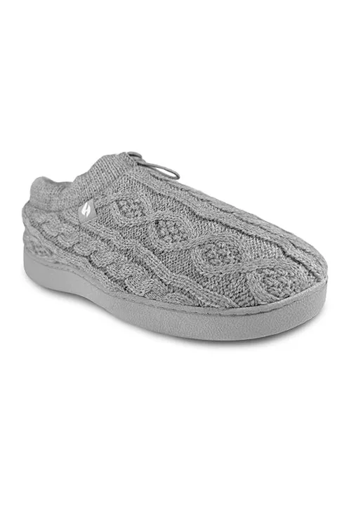 Women's Ava Cable Knit Drawstring Slippers